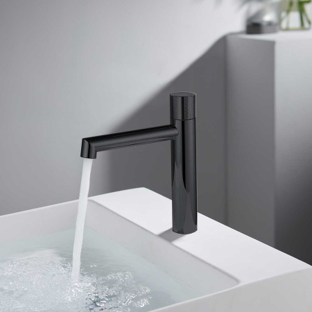 Смеситель для раковины Vincea Desire VBF-1D3MB черный матовый фото