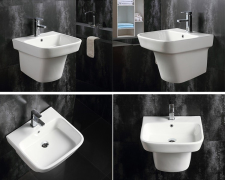 Раковина-моноблок подвесная CeramaLux N NB164 51,5х45 фото