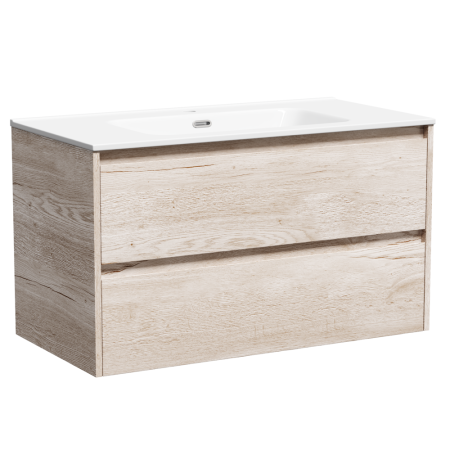 Тумба под раковину Sancos Libra LB90EG дуб галифакс натуральный фото