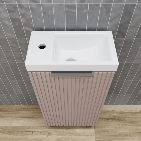 Тумба напольная Style Line Соло ЛС-00002429 санд пудровый фото