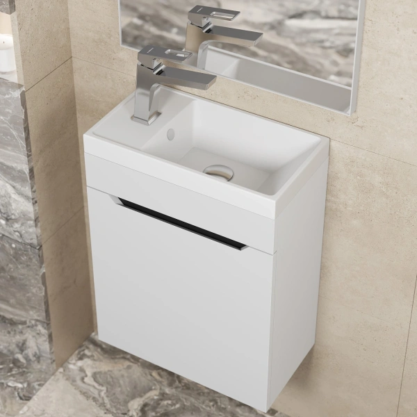 Тумба под раковину Uperwood Tanos 40 TTanos40WG белый/графит фото