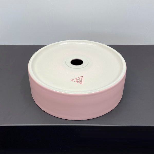 Накладная раковина Comforty 9110MP 39x39 розова матовая фото