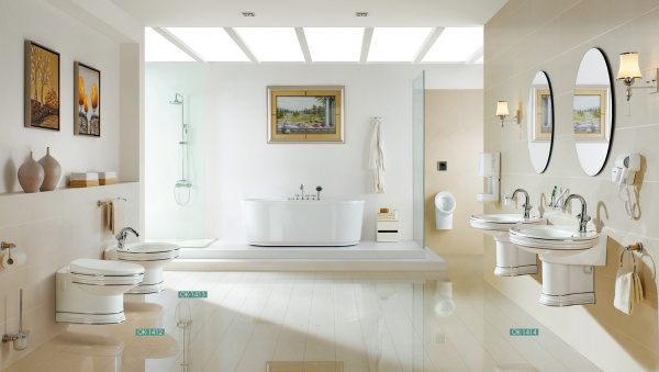Подвесная раковина CeramaLux Lux Classic 1414 фото