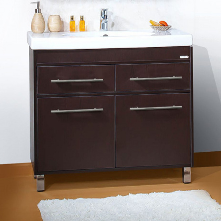 Тумба с раковиной Бриклаер Чили 90 венге фото