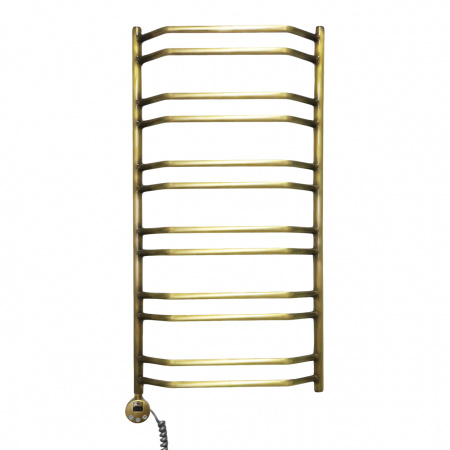 Полотенцесушитель электрический Domoterm Лаура П12 (500х985) (бронза) левый фото