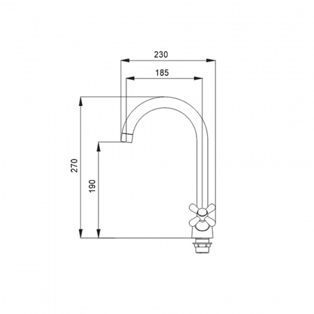 Смеситель для кухни Raiber Classic R2005 фото