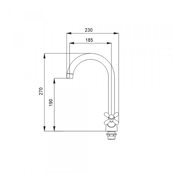 Смеситель для кухни Raiber Classic R2005 фото