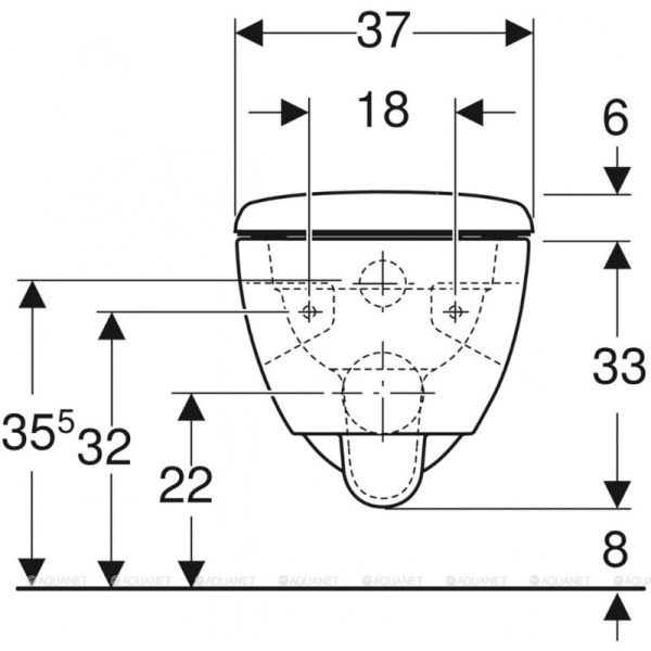 Унитаз с инсталляцией Geberit Renova 500.103.DW.R фото