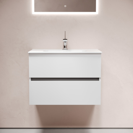 Тумба под раковину Sancos Urban UR70W белый глянец фото