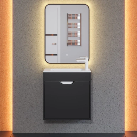 Тумба под раковину Uperwood Modul 60 2930205364 черная фото