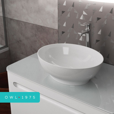 Накладная раковина OWL 1975 Curve OWLB191044 41x33 фото