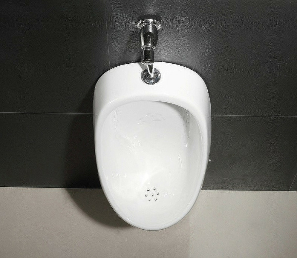 Писсуар кнопочный CeramaLux Х541P кнопочный, слив в стену фото