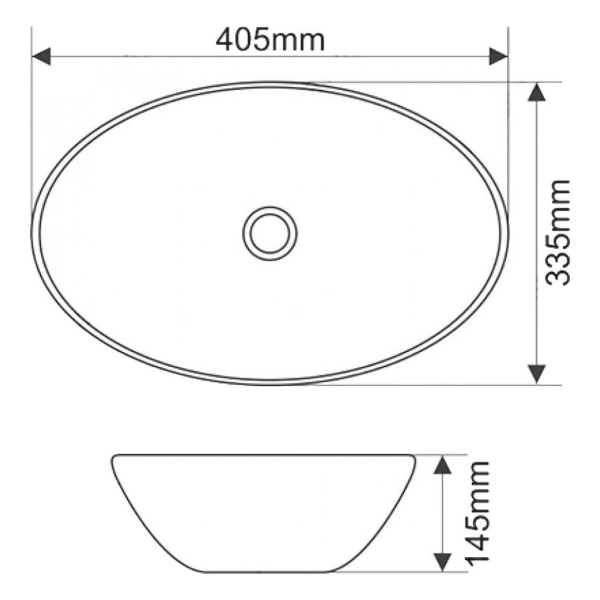 Накладная раковина Jorno Melana MLN-7138MB 40,5 см фото