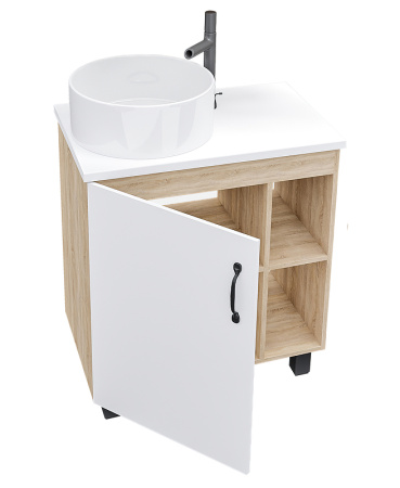 Тумба под раковину Grossman Флай 70 107001 белая фото