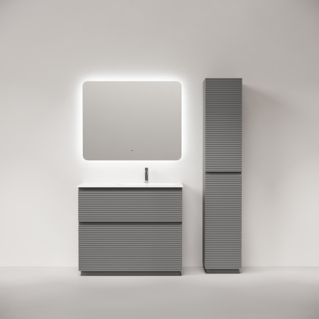 Тумба под раковину Sancos Folk Floor FL100FRES Ergraut soft фото