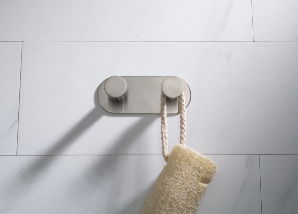 Планка с двумя крючками Timo Saona 13014/13 Никель фото