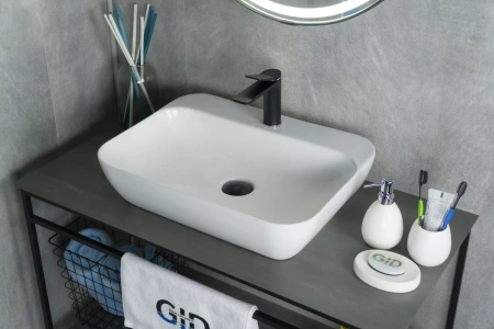 Накладная раковина Gid 9047 55x42 фото