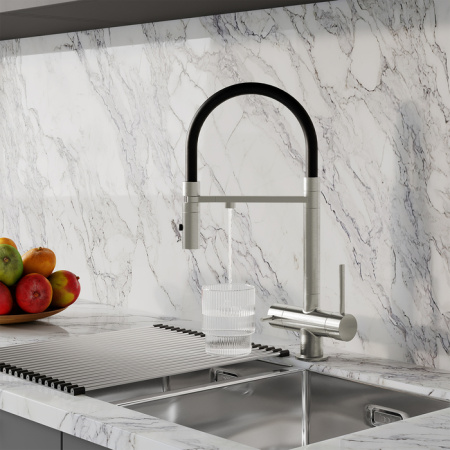 Смеситель для кухни под фильтр Iddis Ace ACEBNFFi05 сатин фото