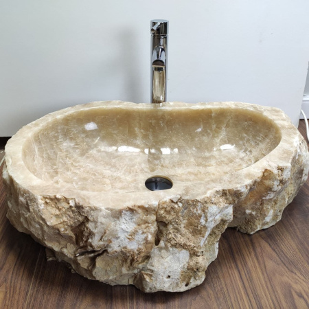 Накладная раковина из оникса Erozy BL EO-01359 (67*46*15) фото