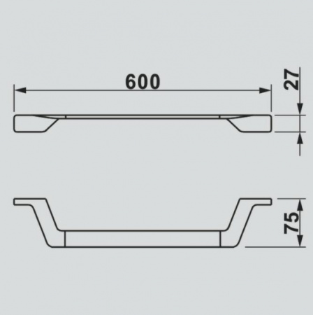 Полотенцедержатель Art&Max Gina AM-G-2736-Nr фото