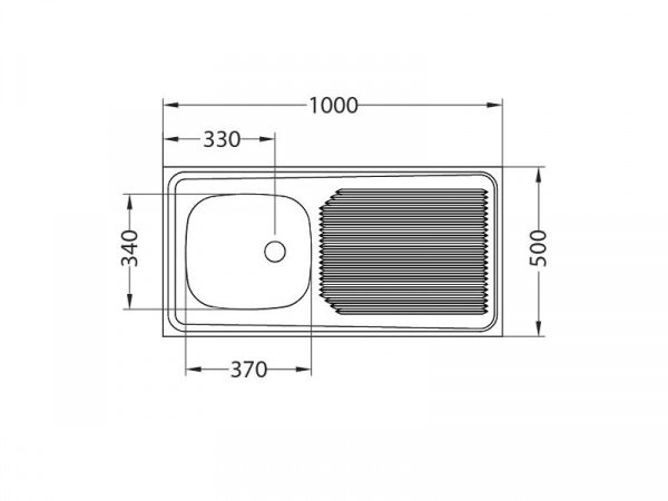 Мойка для кухни Alveus Compact 50 SAT-60 1000X500 фото