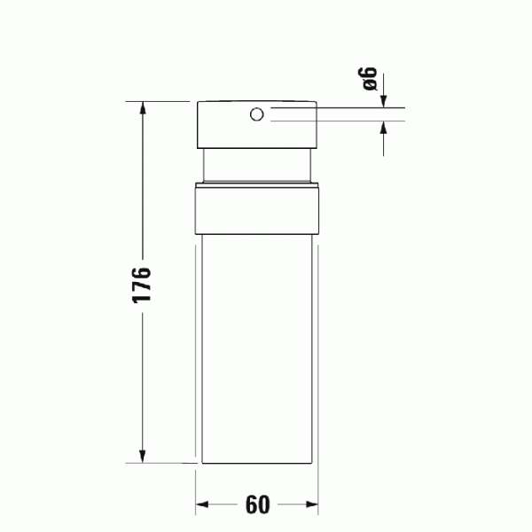 Дозатор для жидкого мыла Duravit Starck T 0099354600 черный матовый фото