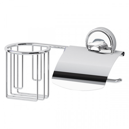 Держатель освежителя и туалетной бумаги с крышкой FBS Ellea ELL 054 фото