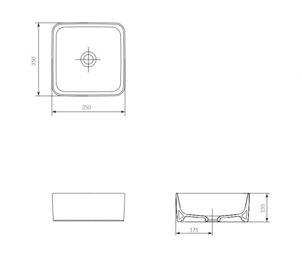 Раковина Style Line CREA 35 SQUARE СС-00002285 фото