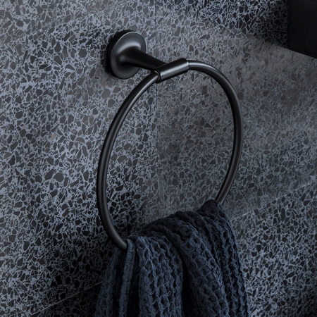 Полотенцедержатель Duravit Starck T 0099474600 черный матовый фото