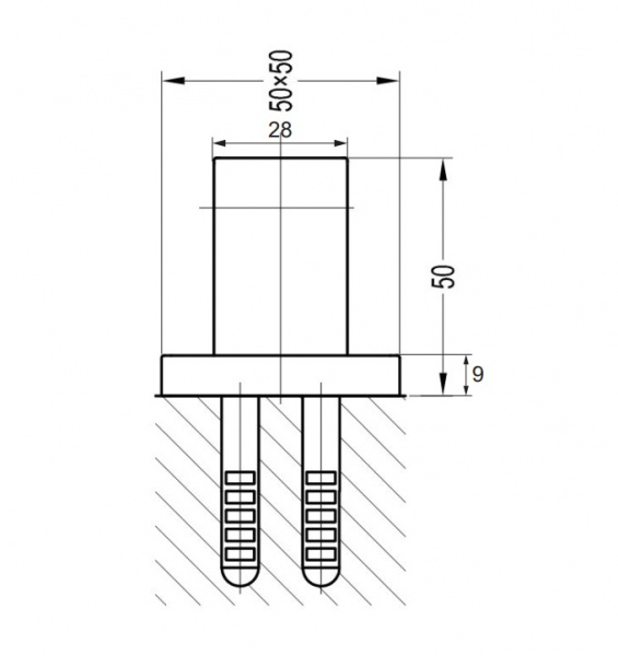 Держатель ручного душа Omnires 8876ABL черный фото