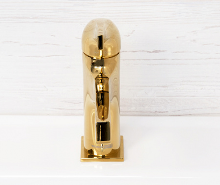 Смеситель для раковины WasserKRAFT Sauer 7103 глянцевое золото фото