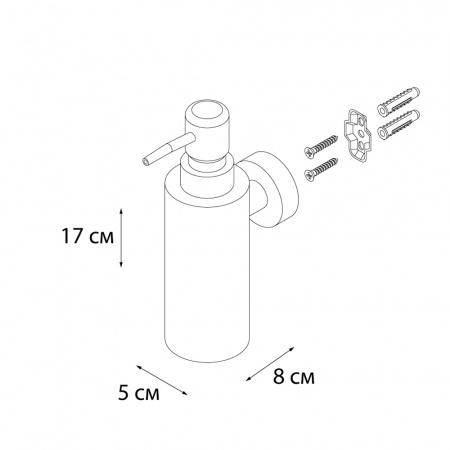 Дозатор для жидкого мыла Fixsen Hotel FX-31012B фото