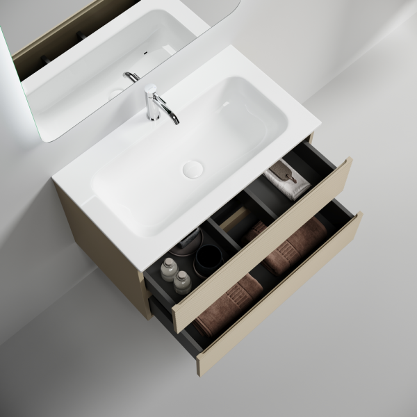 Тумба под раковину Sancos Folk FL80CP капучино фото