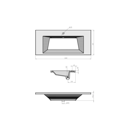 Раковина Uperwood Next 100 RNext100wg фото