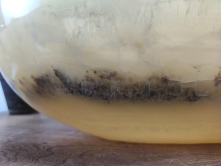 Накладная раковина из оникса Oval Yellow OO-01065 (55*38*19) фото