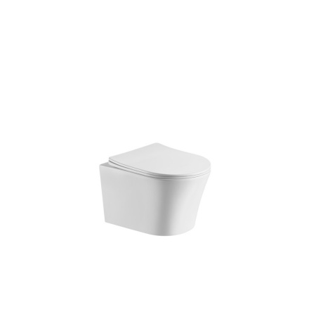 Унитаз подвесной безободковый Cerutti SPA Adige Aria CT7837 с сиденьем фото