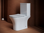Унитаз компакт безободковый Ceramica Nova Alfa CN9002-B с сиденьем микролифт Унитаз компакт безободковый Ceramica Nova Alfa CN9002-B с сиденьем микролифт