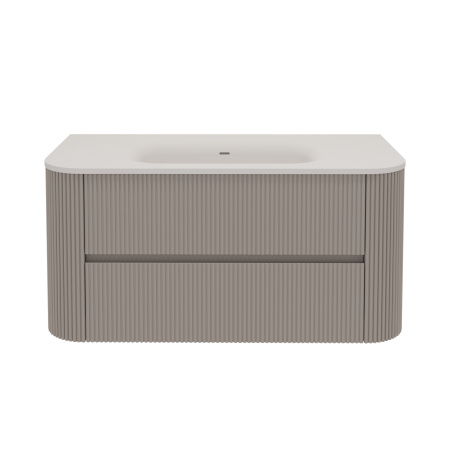 Тумба под раковину Vincea Alto 100 VMC-4A100MLG светло-серая матовая фото