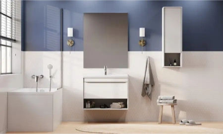 Тумба под раковину Акватон Хоуп 80 1A287301HP2B0 белая матовая фото