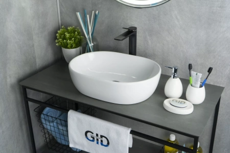 Накладная раковина GID 9026В 47,5х34 фото