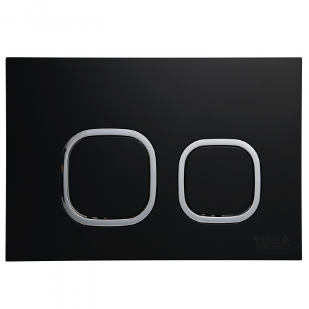 Клавиша смыва Weltwasser WW AMBERG RD-BL черная матовая фото