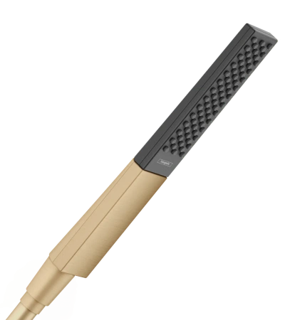 Душевая лейка Hansgrohe Rainfinity 100 Baton 1 jet 26866140 шлифованная бронза фото