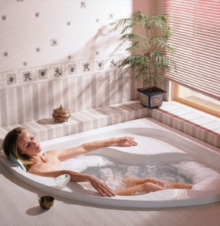 Угловая акриловая ванна Ravak Gentiana CF01000000 140x140 фото