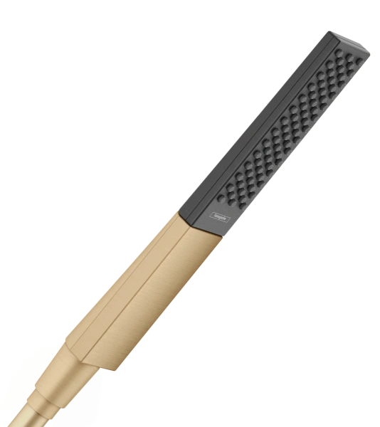 Душевая лейка Hansgrohe Rainfinity 100 Baton 1 jet 26866140 шлифованная бронза фото