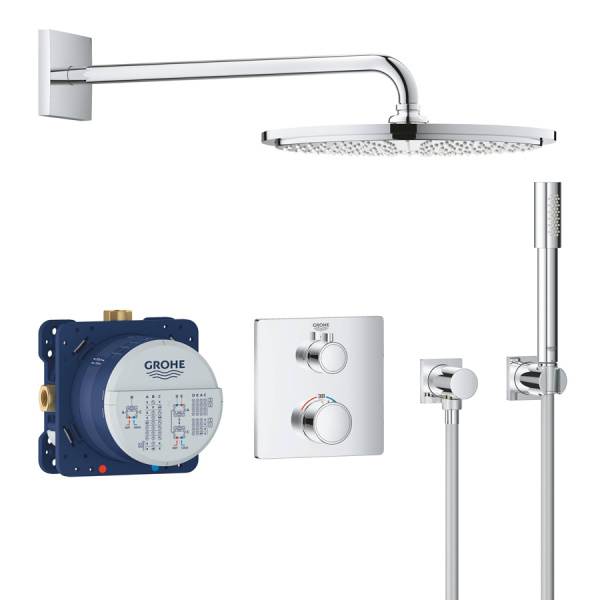 Душевая система скрытого монтажа Grohe Grohtherm 34730000 фото