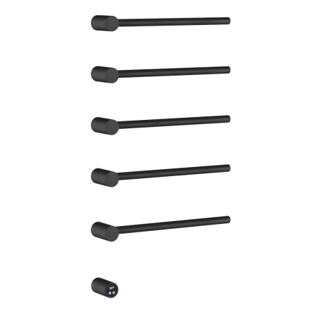 Электрический полотенцесушитель Abber Charme AH4005B черный матовый фото