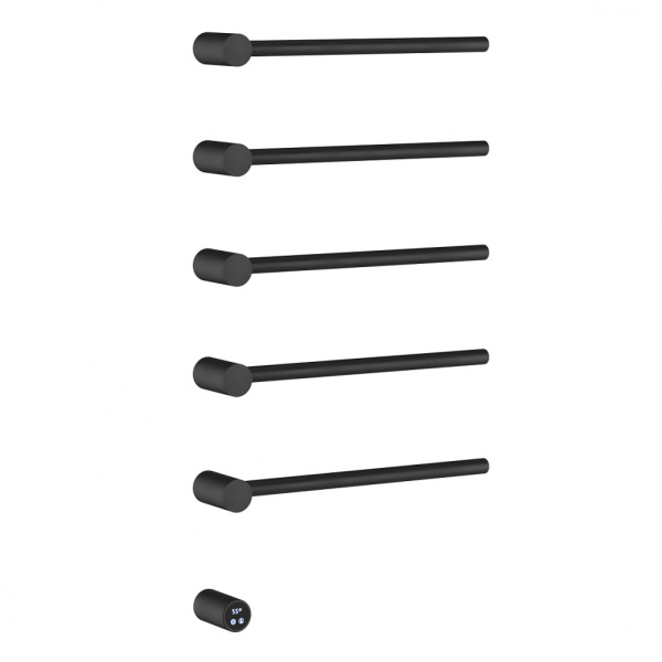 Электрический полотенцесушитель Abber Charme AH4005B черный матовый фото