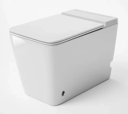 Унитаз напольный с импульсным смывом Grossman GR-PR-5501 с сиденьем фото