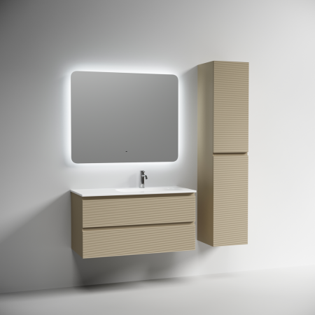 Тумба под раковину Sancos Folk FL100RCP капучино фото