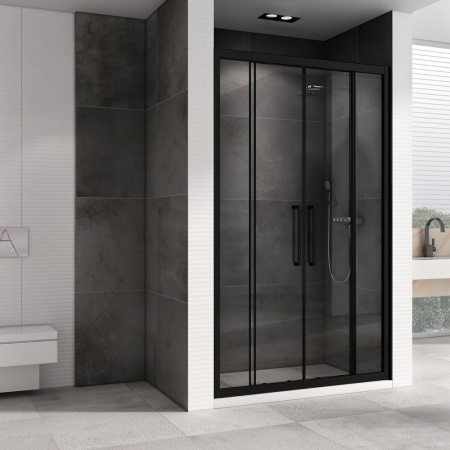 Душевая дверь ABBER Schwarzer Diamant AG33180BH 180 см фото